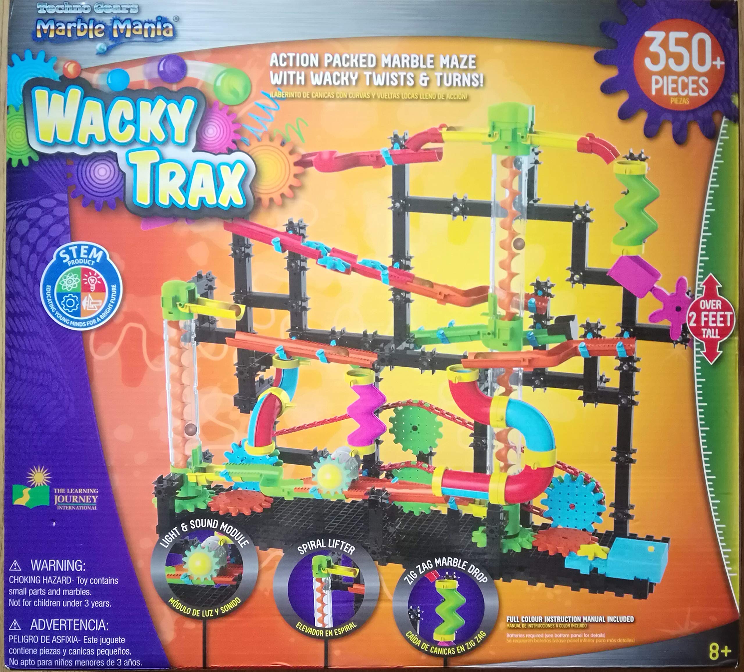 The Learning Journey Techno Gears Marble Mania Wacky Trax Building